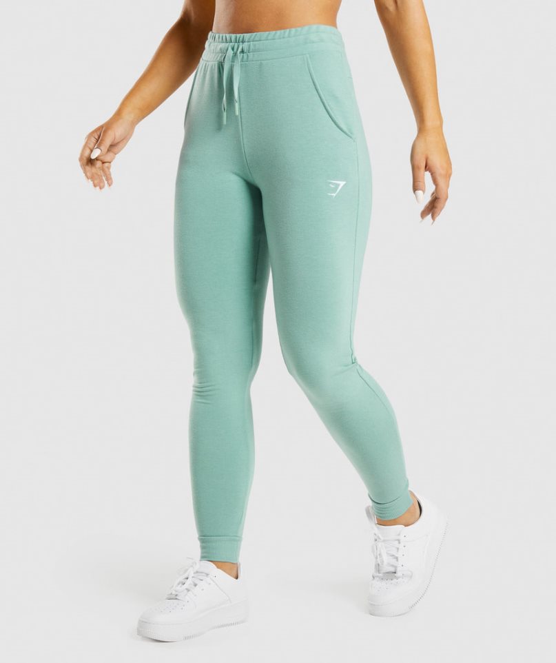 Spodnie Do Biegania Gymshark Treningowe Pippa Damskie Zielone | PL 845WER